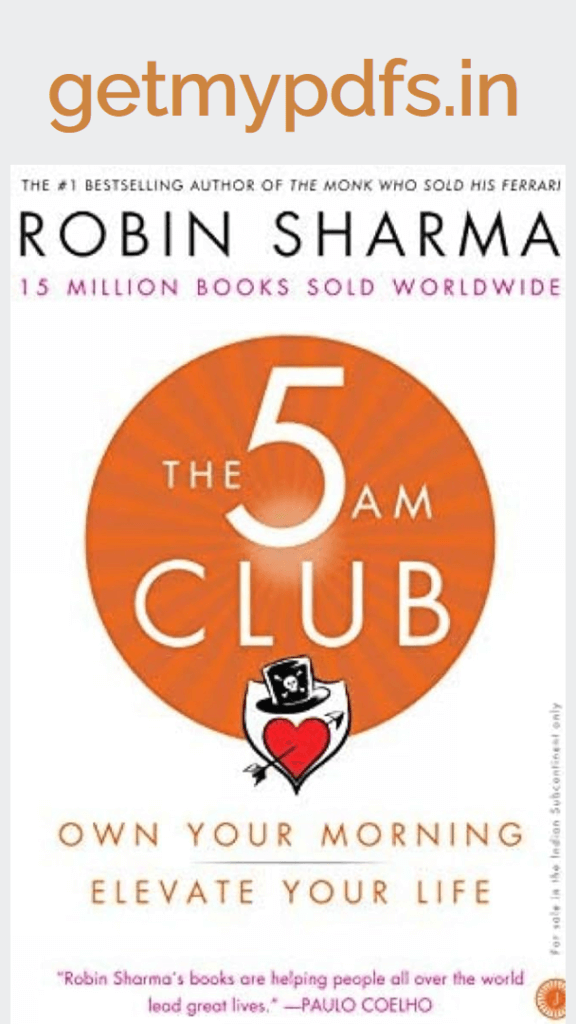 The 5 Am Club Book PDF in Hindi