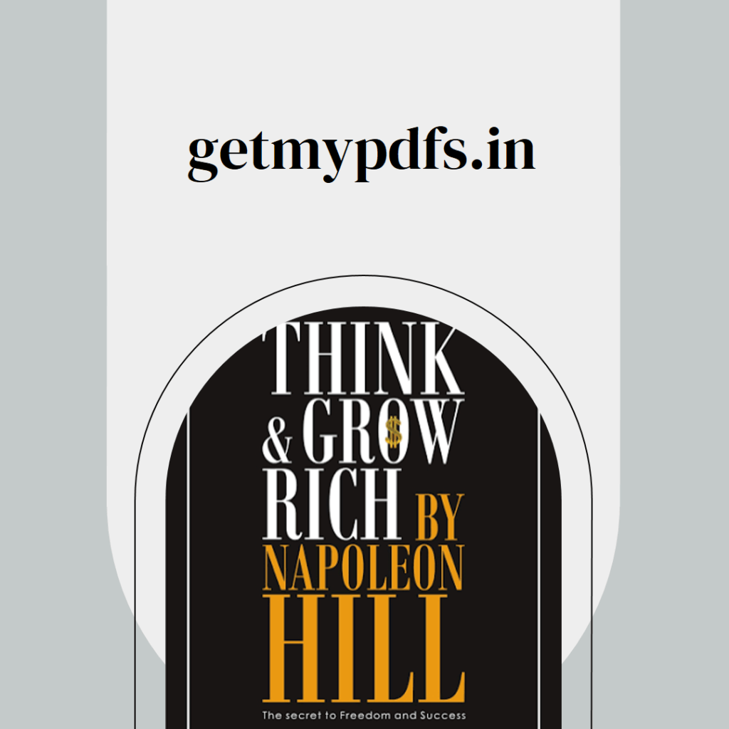 Think and Grow Rich book Pdf